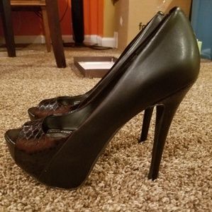 BCBG - Black Heels - Size 6